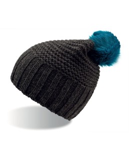 BEANIE POMPON-ECO  80%A15%L5%V