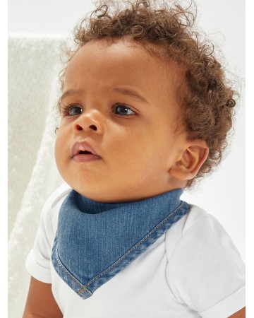 BABY ROCKS DENIM BANDANA BIB  MABZ55