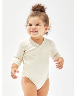 BABY LONG SLEEVE KIMONO BODYSUIT  MABZ60