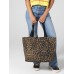 LEOPARD PRINT CARRYALL TOTE BAG BG194 LEOPARD PRINT CARRYALL TOTE BAG BG194