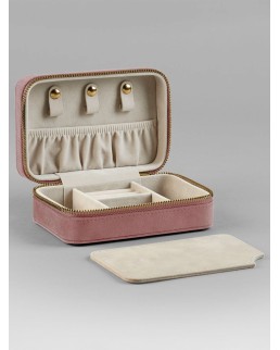 VELVET TRAVEL JEWELLERY BOX  BG710