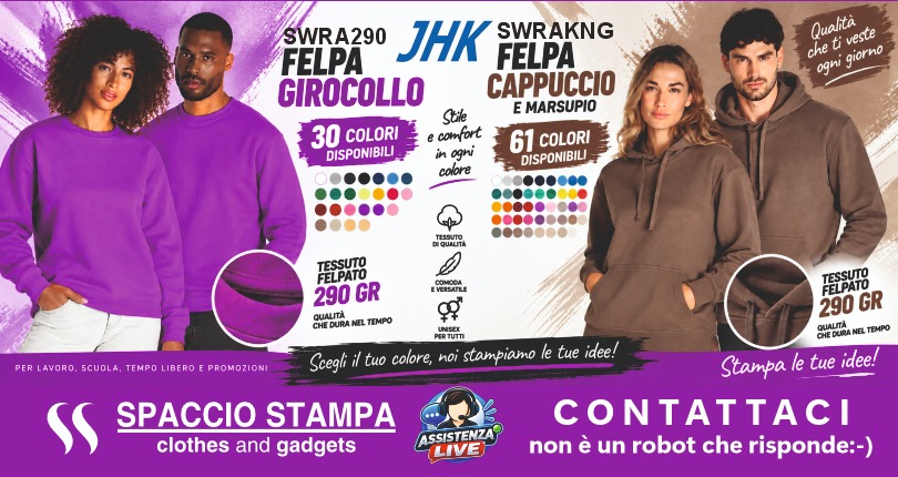 Felpa Girocollo