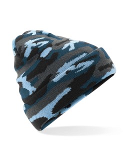 CAMO CUFFED BEANIE B419