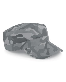 CAMOUFLAGE ARMY CAP 100%C TWIL
