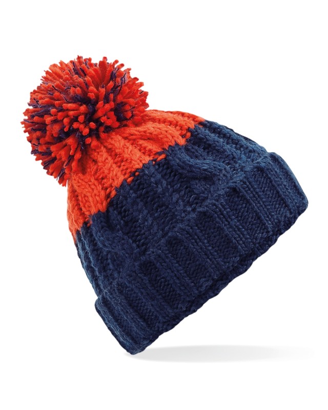 Oxford navy-fire red