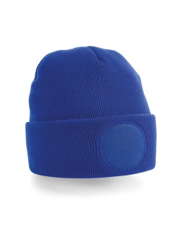 CIRCULAR PATCH BEANIE100%ACRYL