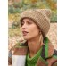 CHUNKY KNITTED PATCH BEANIE  B330R