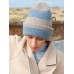 COLOUR BLOCK BEANIE  B391R