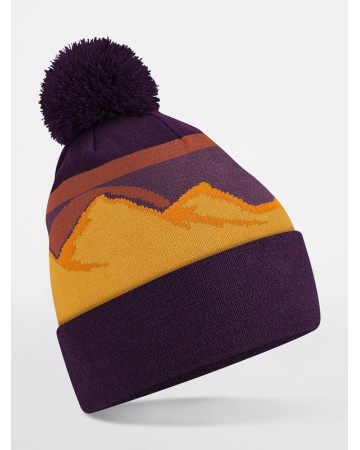 MOUNTAIN PEAKS POM POM BEANIE B395R