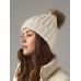 FUR POM POM CHUNKY BEANIE B412