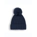 VERBIER FUR POP POM CHUNKY BEANIE B413 VERBIER FUR POP POM CHUNKY BEANIE B413