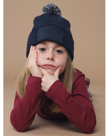 BERRETTO CON TOPPA SNOWSTAR PER BAMBINI  B443B