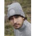 CIRCULAR PATCH BEANIE100%ACRYL