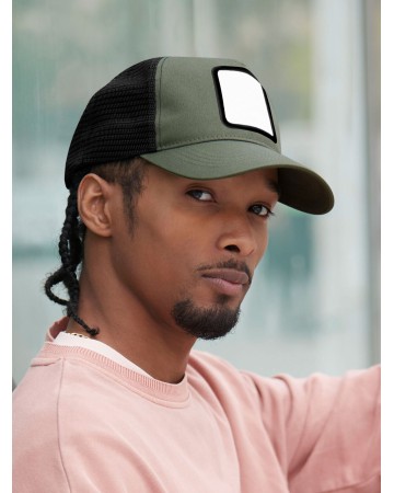 APPLIQUé PATCH 5 PANEL TRUCKER  B636