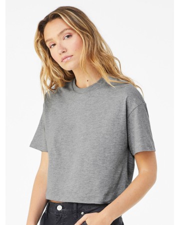 WOMENS RELAXED HEATHER CVC SHORT SLEEVE TEE BE6400CVC