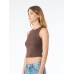 WOMEN'S MICRO RIB RACER TANK  BE1019