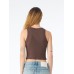WOMEN'S MICRO RIB RACER TANK  BE1019