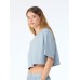 WOMEN'S HEAVYWEIGHT WASHED CROPPED TEE  BE6882GD