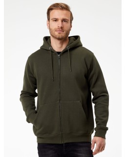 HOODED FULL ZIP 70%C30%P