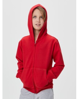 KIDS TERRY HOODED ZIP BSK304