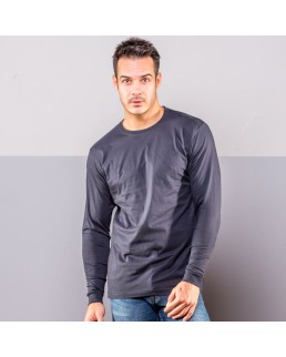 T-SHIRT LS WITH CUFFS 100%C