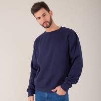 CREW NECK 70%C30%P