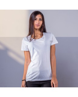 T-SHIRT M/CORTE DONNA 100%OCS