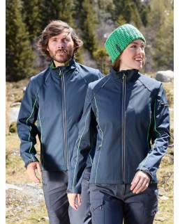 LADIES' ZIP-OFF SOFTSHELL JACKET  JN1121