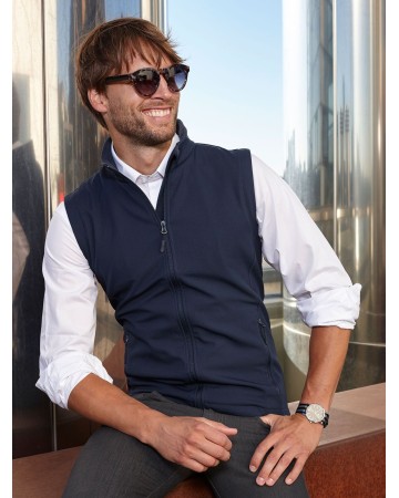 MEN'S PROMO SOFTSHELL VEST  JN1128