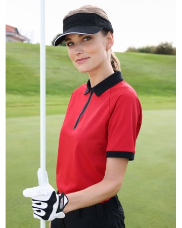 LADIES' ZIP-POLO  JN1307