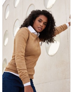 LADIES' ROUND-NECK PULLOVER  JN1313