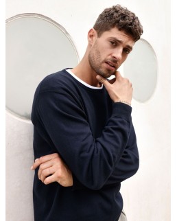 MENS' ROUND-NECK PULLOVER  JN1314