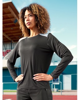 LADIES' RUNNING SHIRT LONGSLEEVE  GRS  JN1385