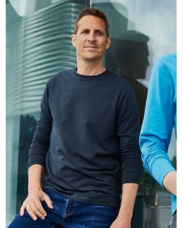 MEN'S BIO STRETCH-LONGSLEEVE WORK - SOLID  JN1804