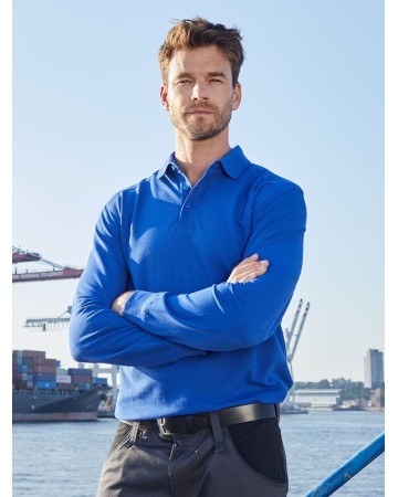 MEN'S WORKWEAR-LONGSLEEVE POLO  JN1842