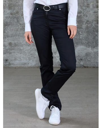 LADIES' 5-POCKET-STRETCH-PANTS  JN3001