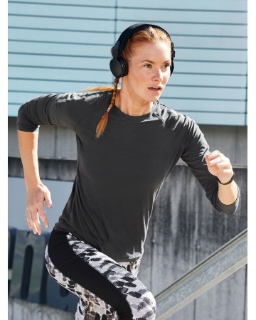 LADIES' SPORTS SHIRT LONG-SLEEVED  JN521