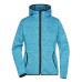 LADIES' KNITTED FLEECE HOODY  JN588