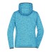 LADIES' KNITTED FLEECE HOODY  JN588