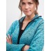 LADIES' KNITTED FLEECE HOODY  JN588