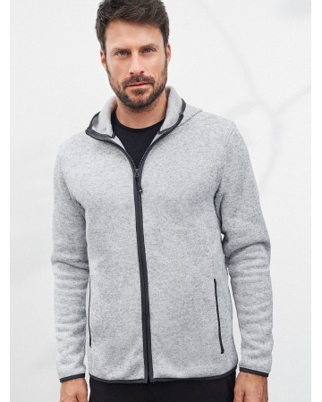 MEN'S KNITTED FLEECE HOODY  JN589
