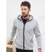 MEN'S KNITTED FLEECE HOODY  JN589