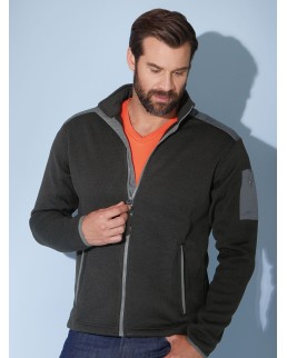 MEN'S KNITTED FLEECE JACKET  JN591