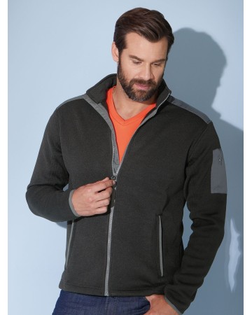 MEN'S KNITTED FLEECE JACKET  JN591