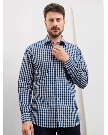 MEN'S CHECKED SHIRT  JN617