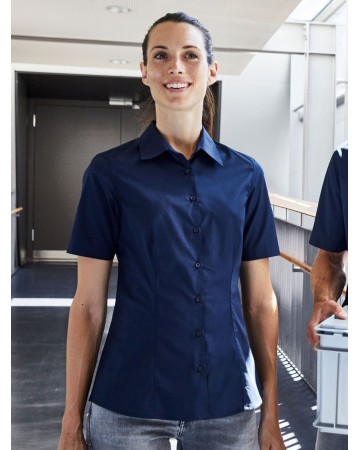 LADIES' BUSINESS SHIRT SHORTSLEEVE  JN643