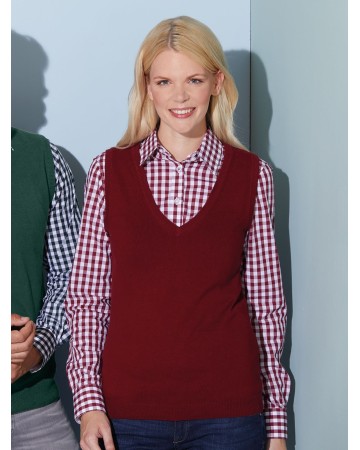 LADIES' V-NECK PULLOVER  JN656