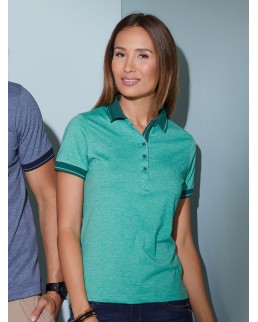 LADIES' HEATHER POLO  JN705