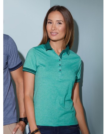 LADIES' HEATHER POLO  JN705