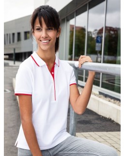 LADIES' POLO STRIPE  JN727
